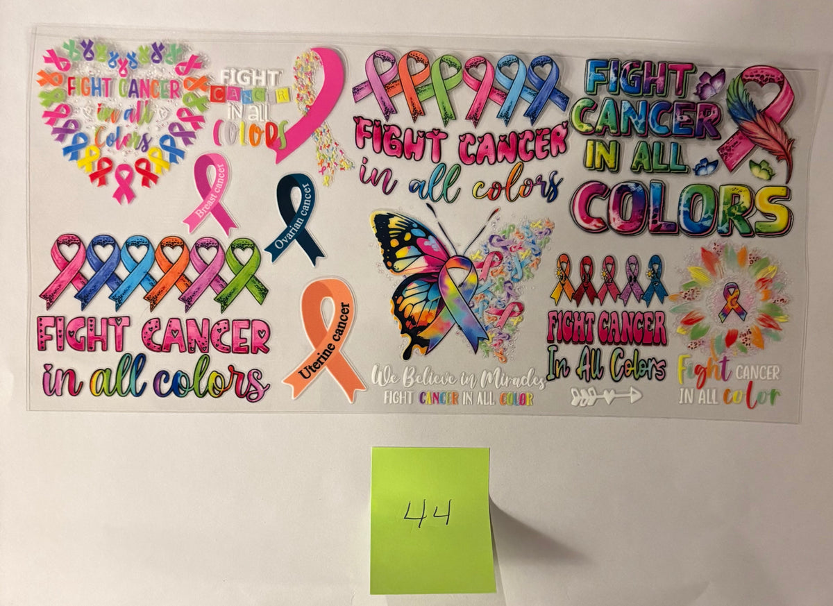 44 Fight Cancer in all Colors