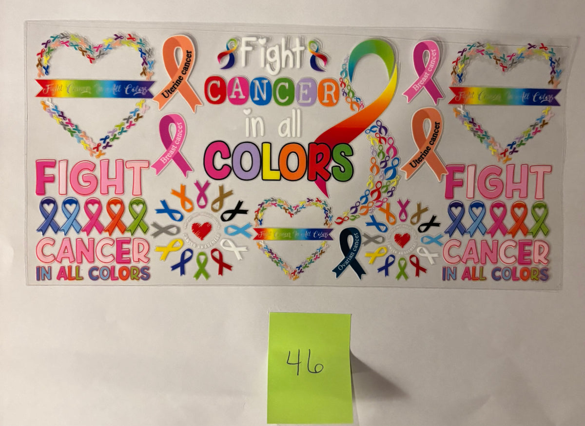 46 Fight Cancer in all Colors