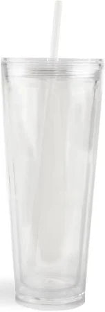 24 oz acrylic snow globe tumbler