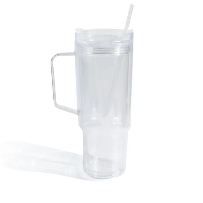 40 oz acrylic snow globe tumbler