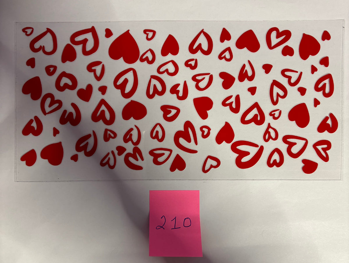 210 Red Hearts