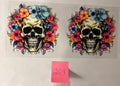 204 Skulls and Flowers