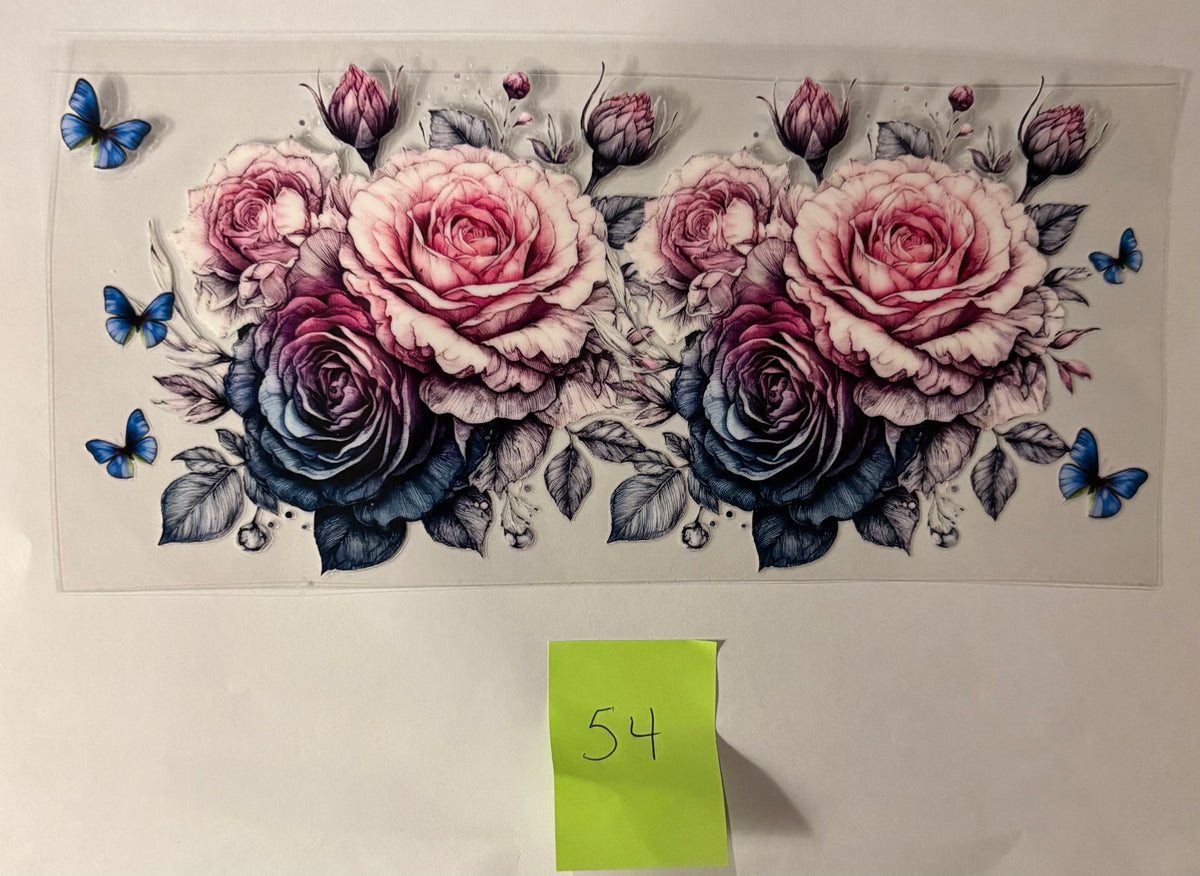 54 Pink Roses