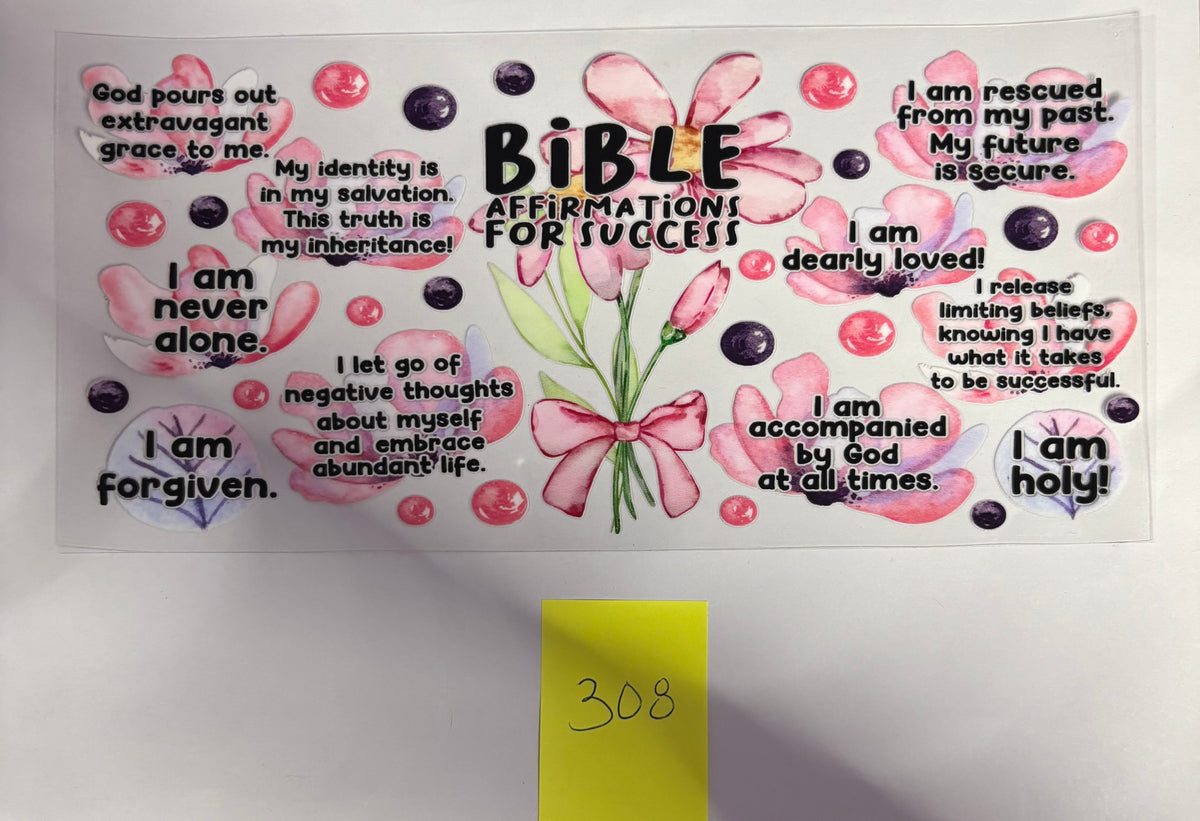 308 Bible Affirmations for Success