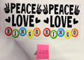 218 Peace Love Bingo