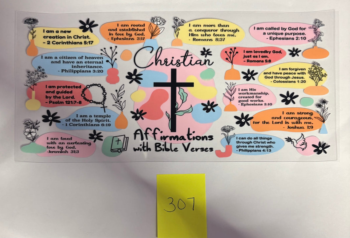 307 Christian Affirmations with Bible Verses