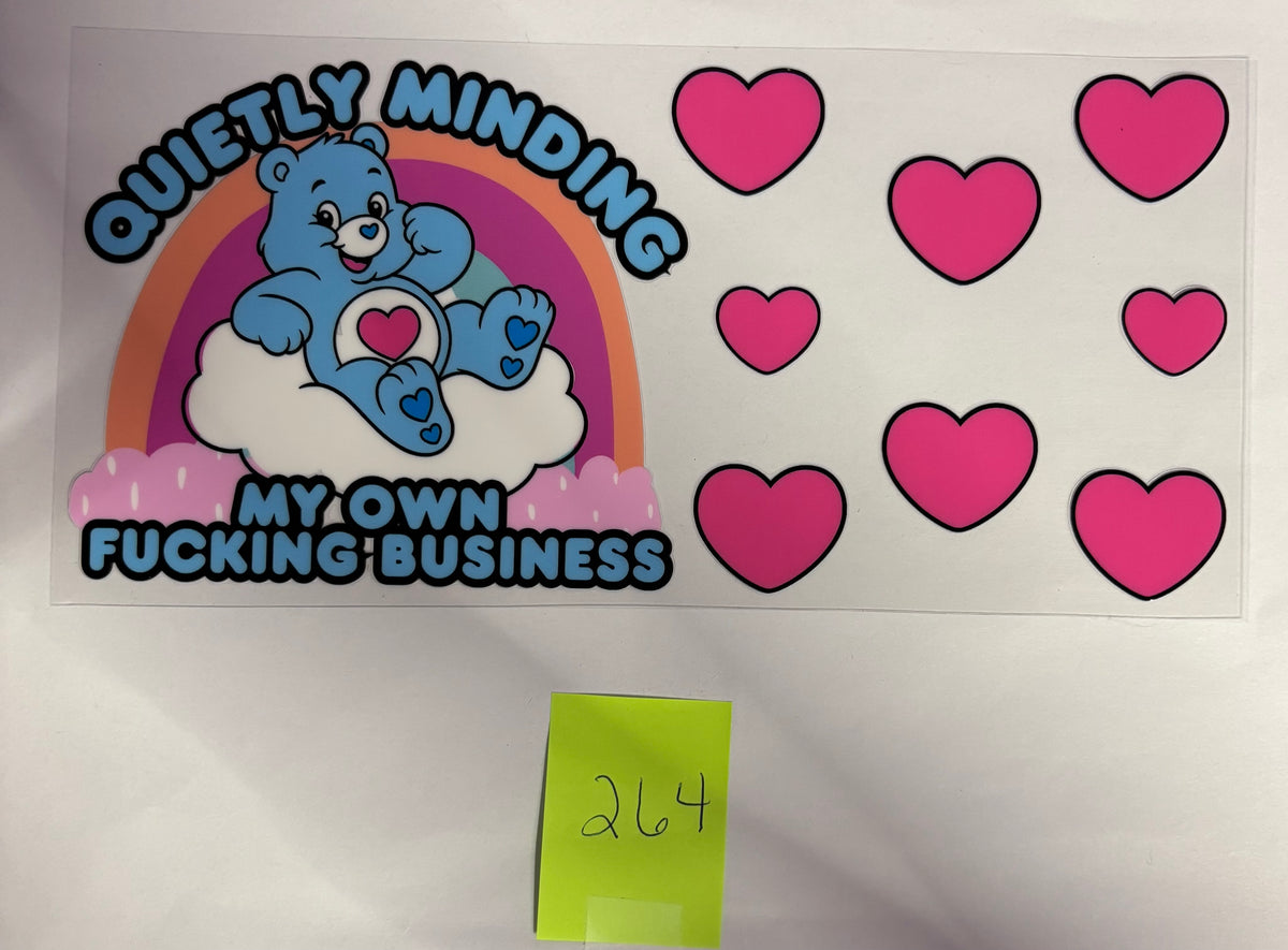 264 Blue Swear Bear